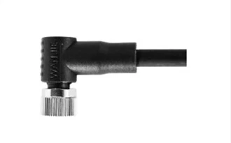 M8 anya derékszögű Unshield A-Kódolás 6PIN PUR 1.0M M8X1.0