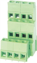 Háromsoros csavaros sorkapocsblokk csatlakozó 5,08 mm